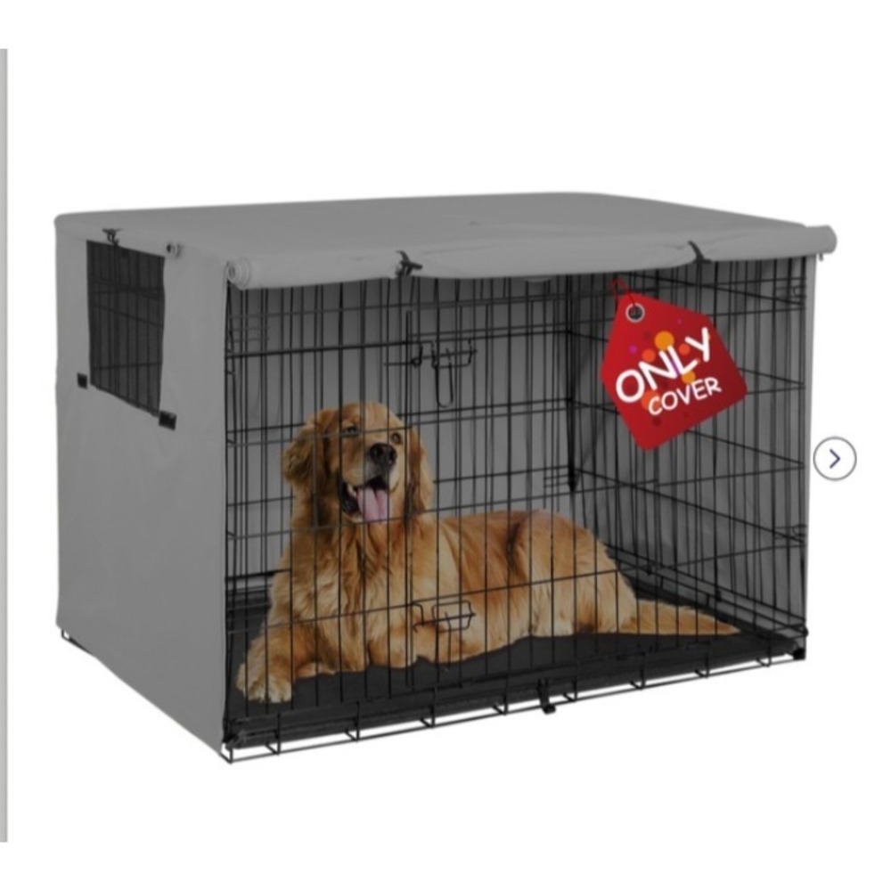 Explore Land Dog Crate Cover Heavy Duty 36 inch Gray NEW